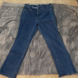 Old Navy Dark Blue Flare Women's Jeans